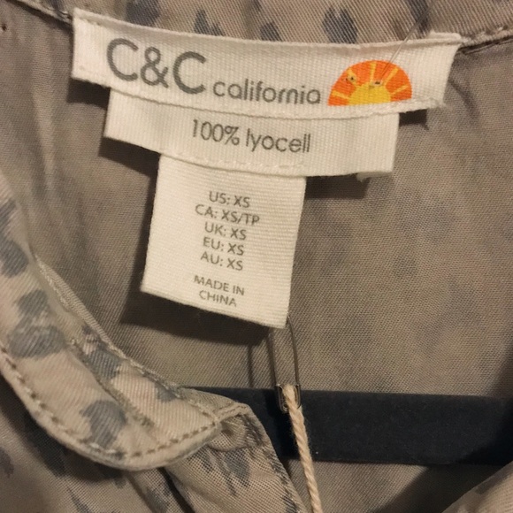 C&C California button-down sleeveles - Picture 4 of 5